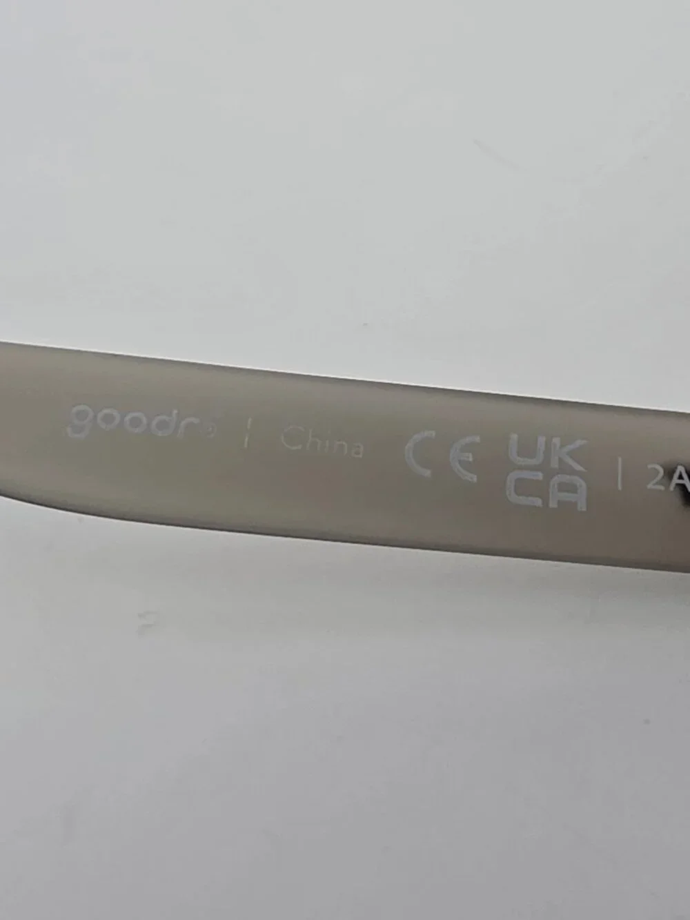 Goodr OG Going To Valhalla Crystal Grey Frame Polarized Chrome Lens Sunglasses